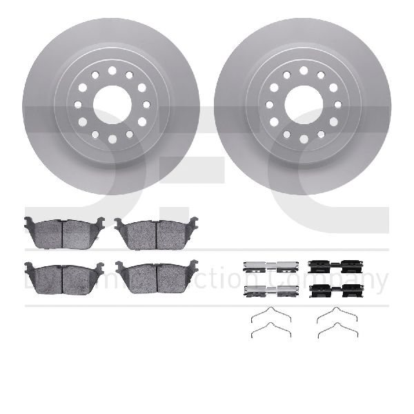 2019-2025 Ram 1500 Disc Brake Kit - Rear (Dynamic Friction)