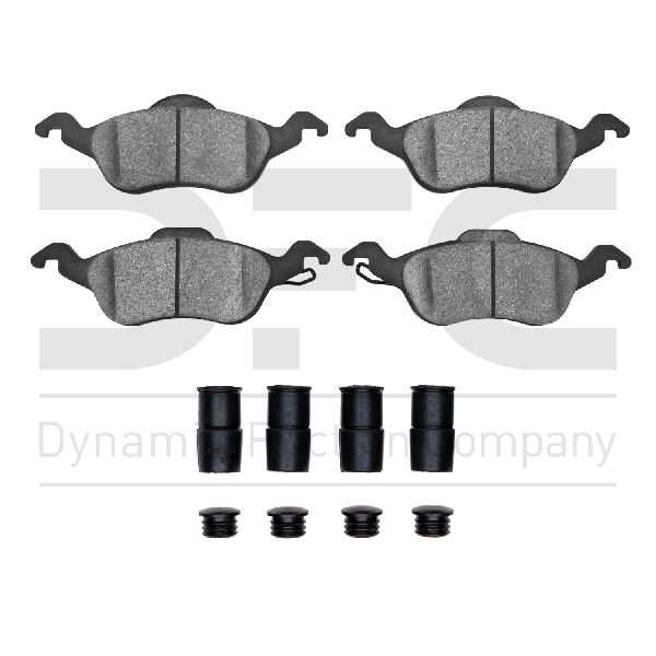 2000-2004 Ford Focus Disc Brake Pad Set - Front (Dynamic Friction)