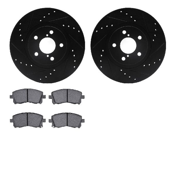 1998-2001 Subaru Impreza Disc Brake Kit - Front (Dynamic Friction)