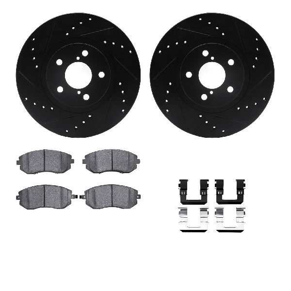 2002-2010 Subaru Impreza Disc Brake Kit - Front (Dynamic Friction)