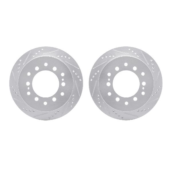 2007-2009 Toyota FJ Cruiser Disc Brake Rotor Set - Rear (Dynamic Friction)