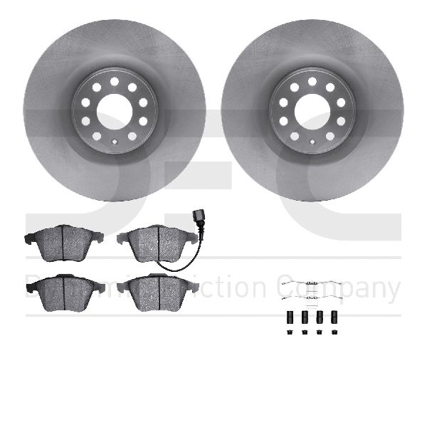 2009-2011 Volkswagen CC Disc Brake Kit - Front (Dynamic Friction)