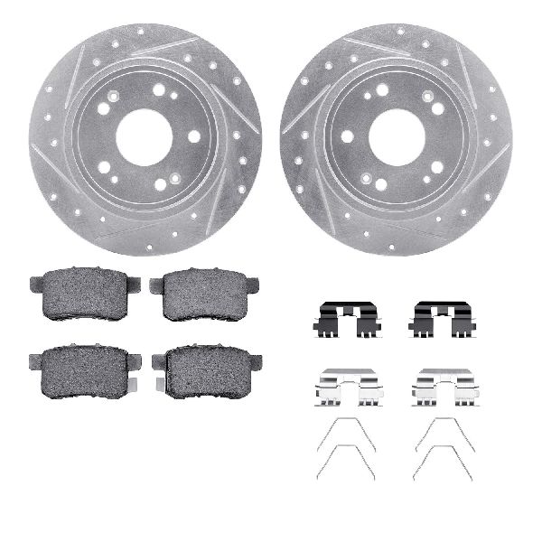 2009-2014 Acura TSX Disc Brake Kit - Rear (Dynamic Friction)