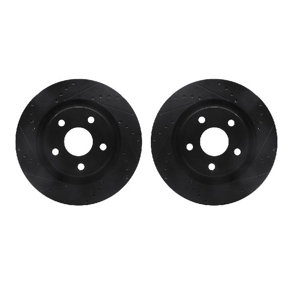 2012-2018 Jeep Wrangler Disc Brake Rotor Set - Front (Dynamic Friction)
