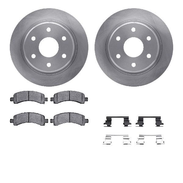 2002-2006 Chevrolet Tahoe Disc Brake Kit - Rear (Dynamic Friction)
