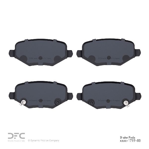 2012-2016 Chrysler Town &amp; Country Disc Brake Pad Set - Rear (Dynamic Friction)