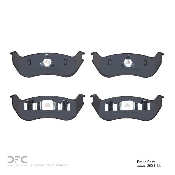 2002-2005 Mercury Mountaineer Disc Brake Pad Set - Rear (Dynamic Friction)