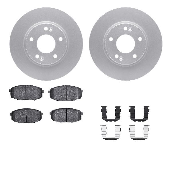 2009 Hyundai Elantra Disc Brake Kit - Front (Dynamic Friction)