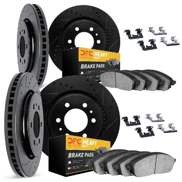 2000-2002 Chevrolet Tahoe Disc Brake Kit - Front and Rear (Dynamic Friction)
