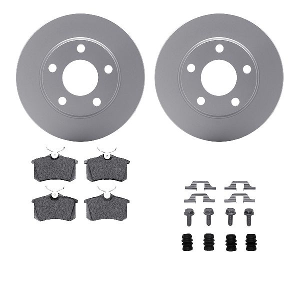 1999-2002 Audi A6 Quattro Disc Brake Kit - Rear (Dynamic Friction)