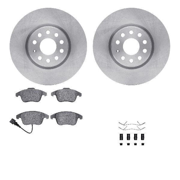 2009-2013 Volkswagen Tiguan Disc Brake Kit - Front (Dynamic Friction)