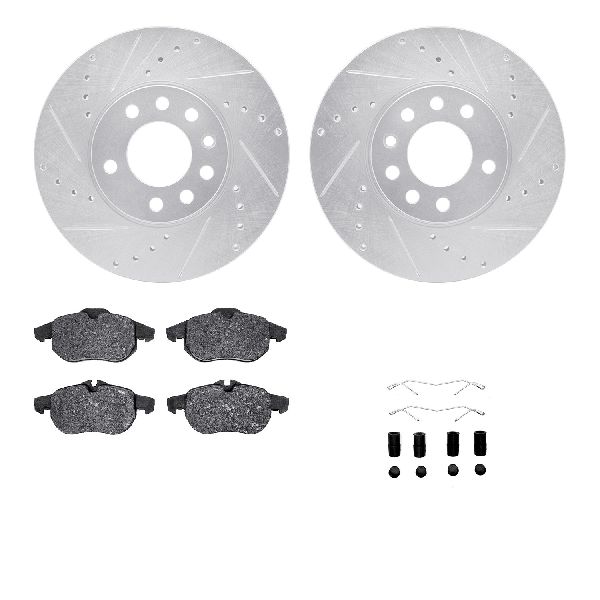 2006-2011 Saab 9-3 Disc Brake Kit - Front (Dynamic Friction)