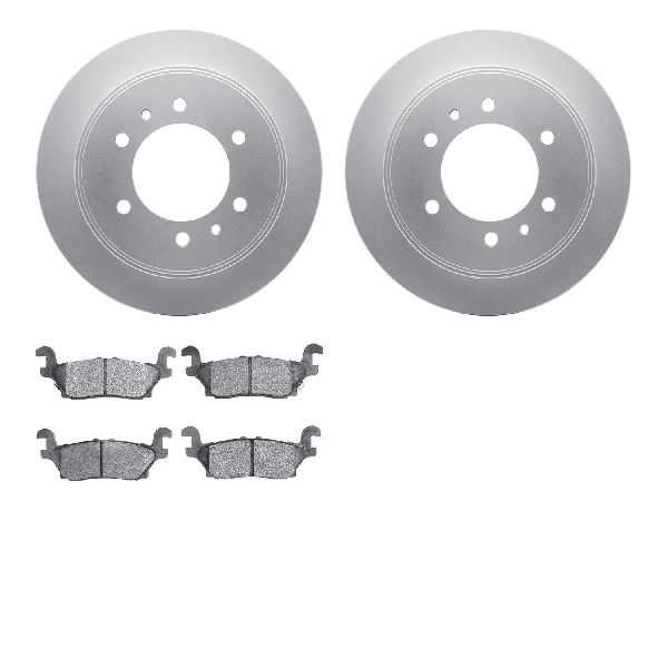 2009-2010 Hummer H3T Disc Brake Kit - Rear (Dynamic Friction)
