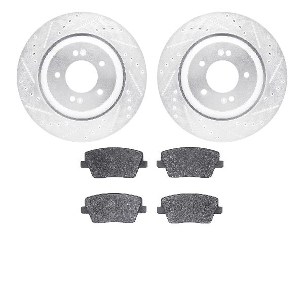 2022 Hyundai Elantra Disc Brake Kit - Rear (Dynamic Friction)