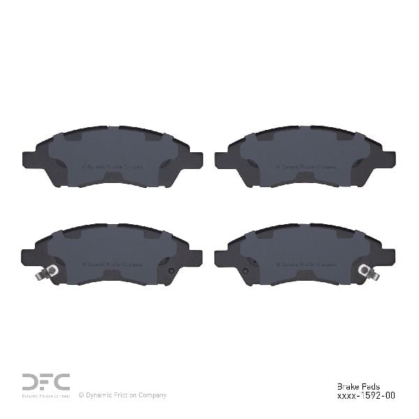2014-2019 Nissan Versa Note Disc Brake Pad Set - Front (Dynamic Friction)