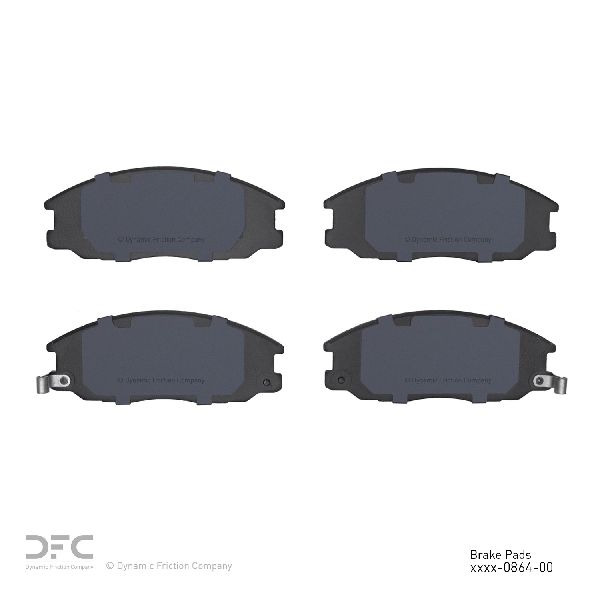 2003-2009 Kia Sorento Disc Brake Pad Set - Front (Dynamic Friction)