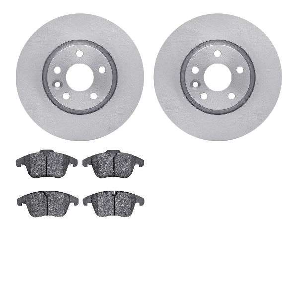2007-2016 Volvo S80 Disc Brake Kit - Front (Dynamic Friction)