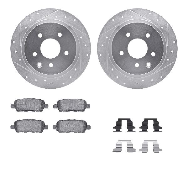 2011-2017 Nissan Juke Disc Brake Kit - Rear (Dynamic Friction)