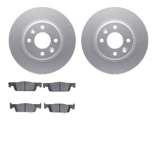 2016-2018 Smart Fortwo Disc Brake Kit - Front (Dynamic Friction)