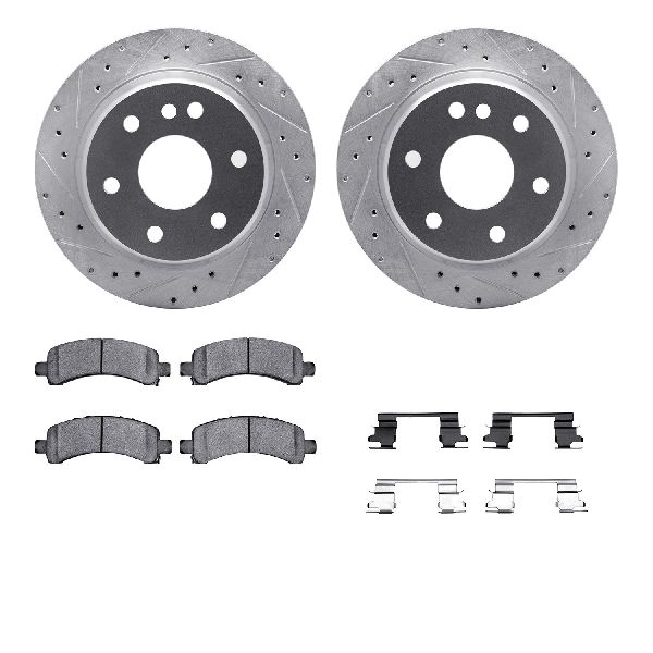 2002-2006 Chevrolet Tahoe Disc Brake Kit - Rear (Dynamic Friction)