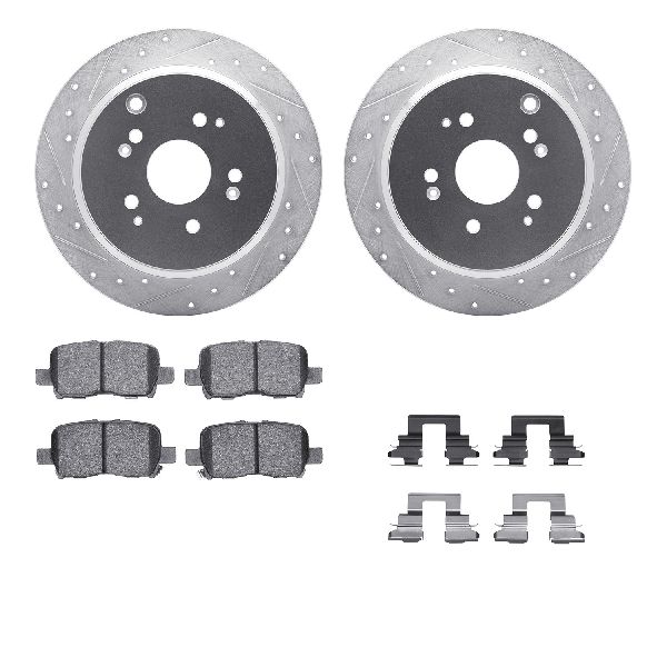 2002-2004 Honda Odyssey Disc Brake Kit - Rear (Dynamic Friction)