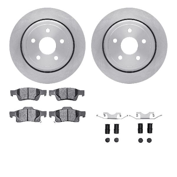 2011-2024 Dodge Durango Disc Brake Kit - Rear (Dynamic Friction)