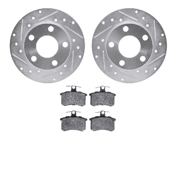 1997-2000 Audi A8 Disc Brake Kit - Rear (Dynamic Friction)