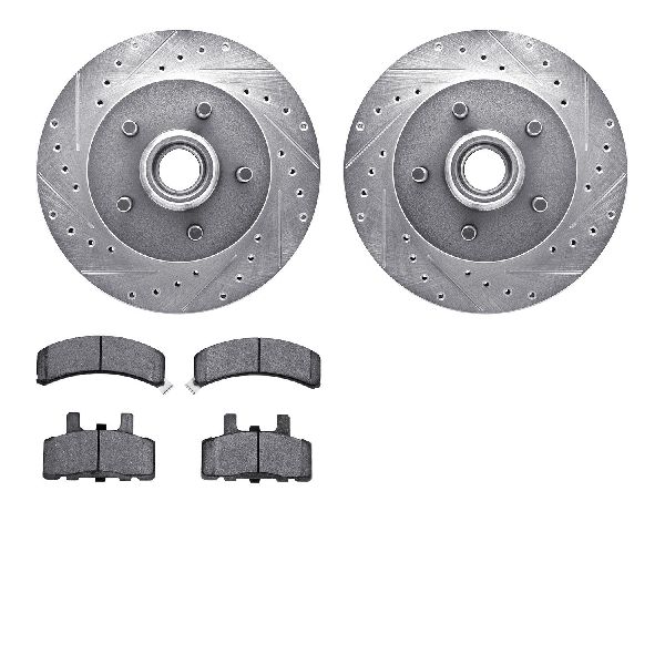 1995-2000 Chevrolet Tahoe Disc Brake Kit - Front (Dynamic Friction)