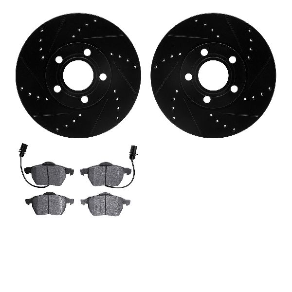 1999-2005 Volkswagen Passat Disc Brake Kit - Front (Dynamic Friction)