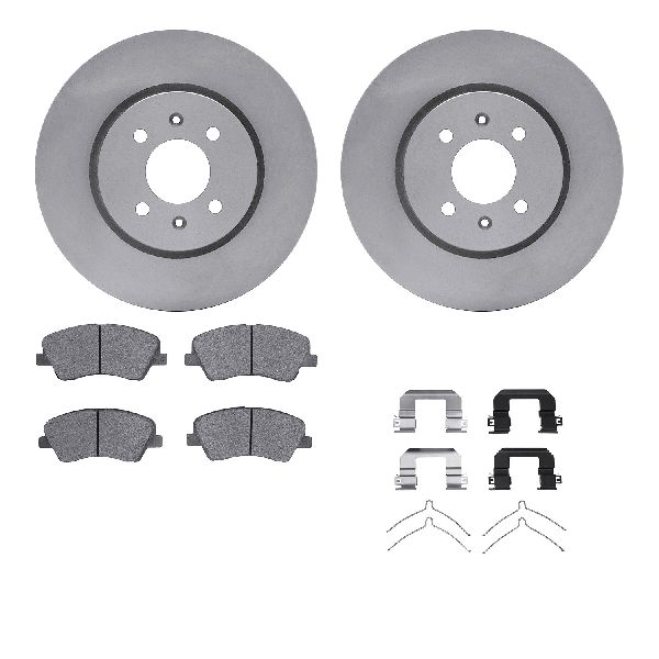 2018-2022 Hyundai Accent Disc Brake Kit - Front (Dynamic Friction)