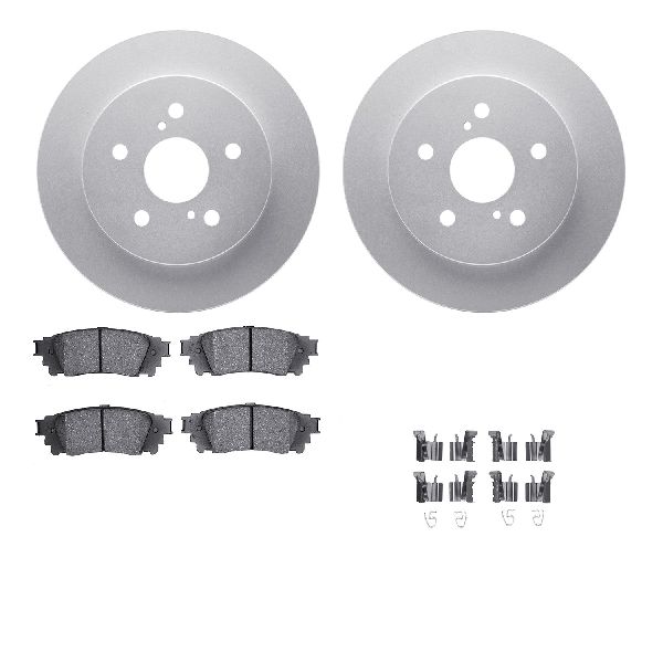 2015-2017 Lexus NX200t Disc Brake Kit - Rear (Dynamic Friction)