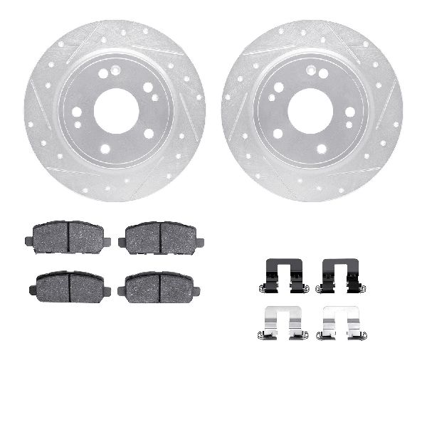 2016-2022 Honda HR-V Disc Brake Kit - Rear (Dynamic Friction)