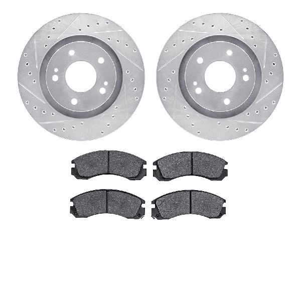 2005-2006 Mitsubishi Outlander Disc Brake Kit - Front (Dynamic Friction)