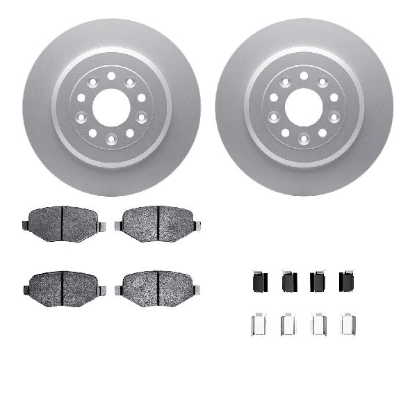 2011-2015 Lincoln MKX Disc Brake Kit - Rear (Dynamic Friction)