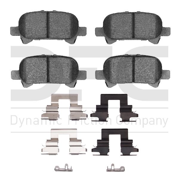 2004-2008 Toyota Solara Disc Brake Pad Set - Rear (Dynamic Friction)