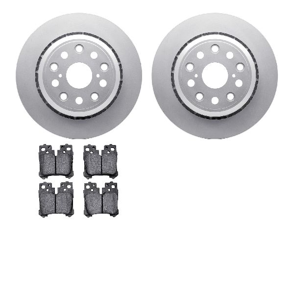 2007-2017 Lexus LS460 Disc Brake Kit - Rear (Dynamic Friction)