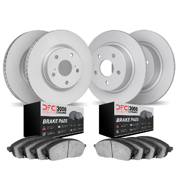 2014 Kia Sorento Disc Brake Kit - Front and Rear (Dynamic Friction)