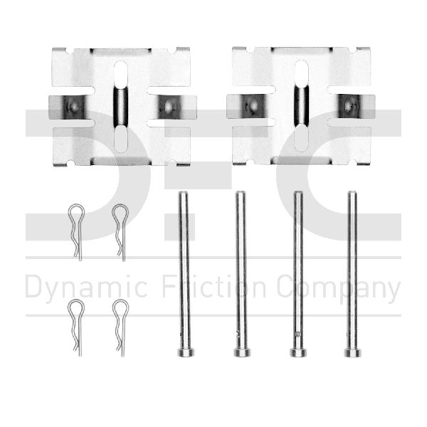 1975-1987 Volvo 244 Disc Brake Hardware Kit - Rear (Dynamic Friction)