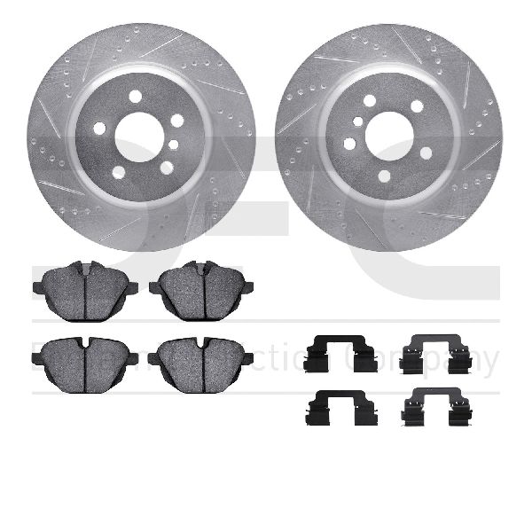 2018-2020 BMW X3 Disc Brake Kit - Rear (Dynamic Friction)