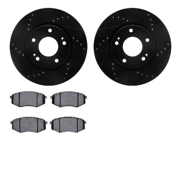 2010-2011 Hyundai Tucson Disc Brake Kit - Front (Dynamic Friction)