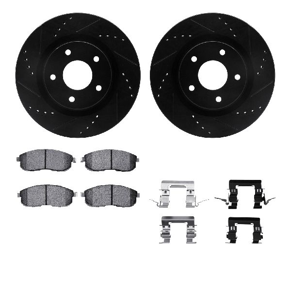 2007-2011 Nissan Altima Disc Brake Kit - Front (Dynamic Friction)