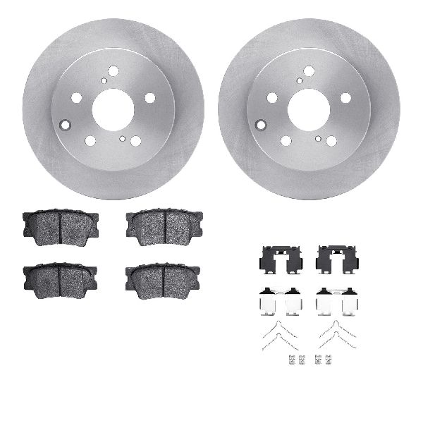 2006-2018 Toyota RAV4 Disc Brake Kit - Rear (Dynamic Friction)
