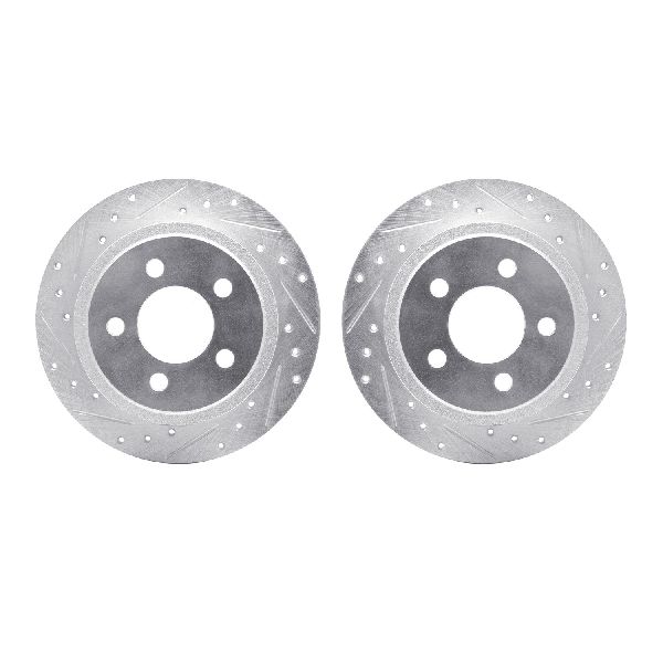 2003-2007 Jeep Liberty Disc Brake Rotor Set - Rear (Dynamic Friction)