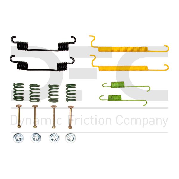 2009-2010 Pontiac G3 Drum Brake Hardware Kit - Rear (Dynamic Friction)