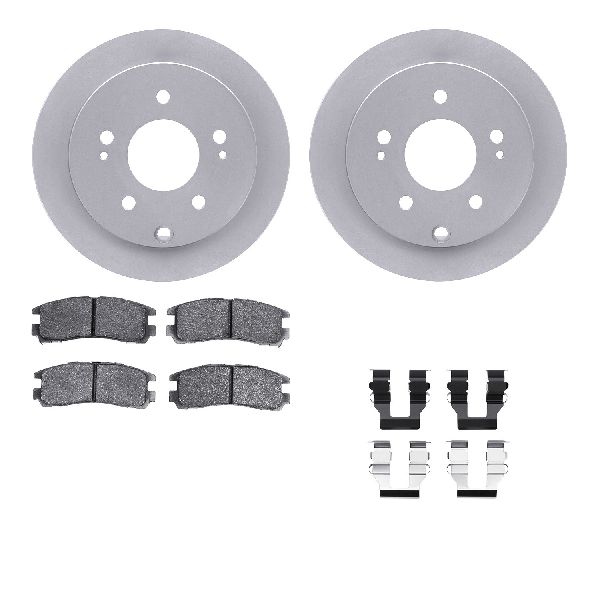 2004-2012 Mitsubishi Galant Disc Brake Kit - Rear (Dynamic Friction)