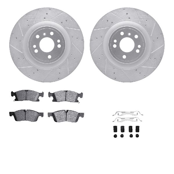 2014-2016 Mercedes-Benz GL450 Disc Brake Kit - Front (Dynamic Friction)