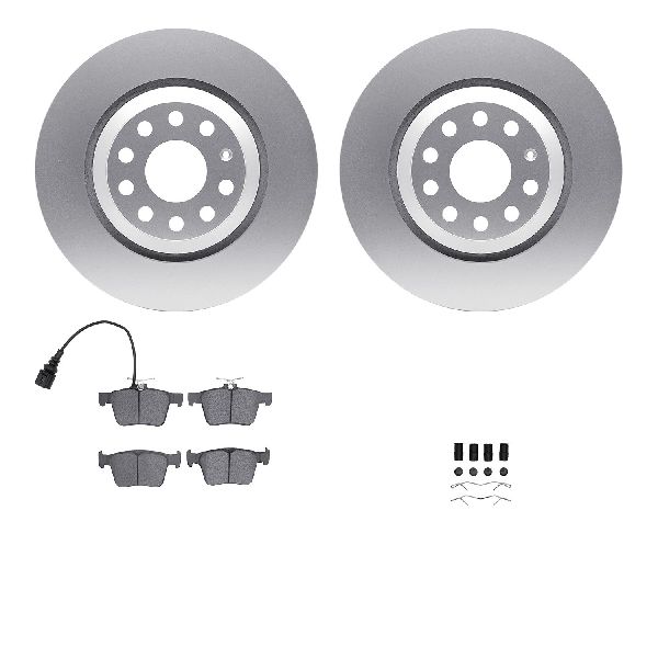 2014-2020 Audi S3 Disc Brake Kit - Rear (Dynamic Friction)