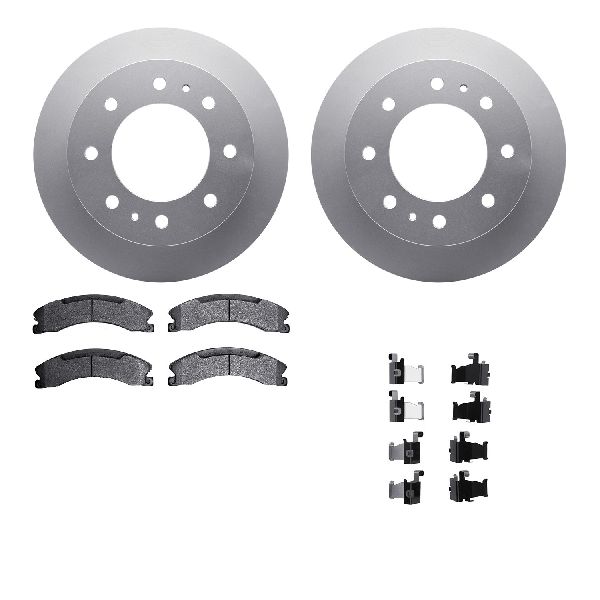 2011-2019 GMC Sierra 2500 HD Disc Brake Kit - Rear (Dynamic Friction)