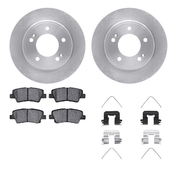 2020-2023 Kia Forte5 Disc Brake Kit - Rear (Dynamic Friction)