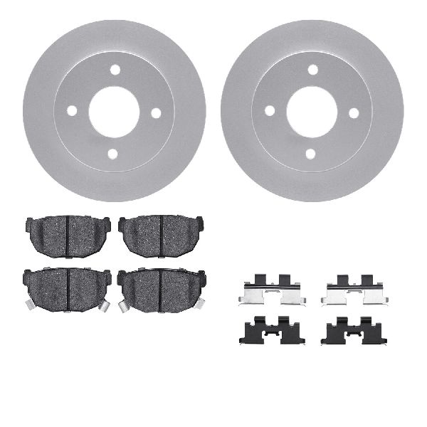 1989-1998 Nissan 240SX Disc Brake Kit - Rear (Dynamic Friction)